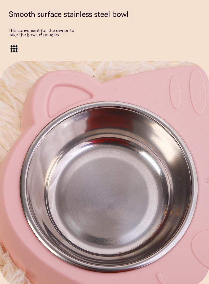 Cat Bowl Drinking Water Feeding Pet Rice Basin