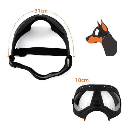 Waterproof Dog Goggles - Snow-Proof Sunglasses for German Shepherds