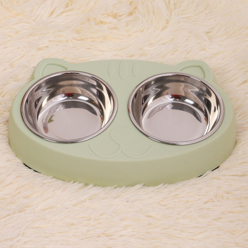 Cat Bowl Drinking Water Feeding Pet Rice Basin