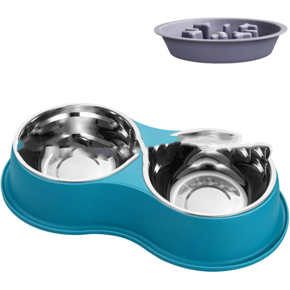 Pet Slow Feeding Bowl Removable Dogcat