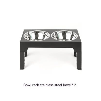 Pet Feeder Slow Feeding Bowl Lifting Dog Bowl Rack Neck Protection