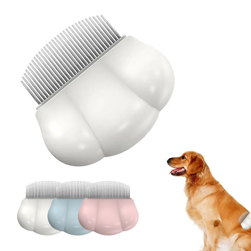 Comfortable Pet Grooming Comb - Lice, Flea & Shedding Brush for Dogs & Rabbits