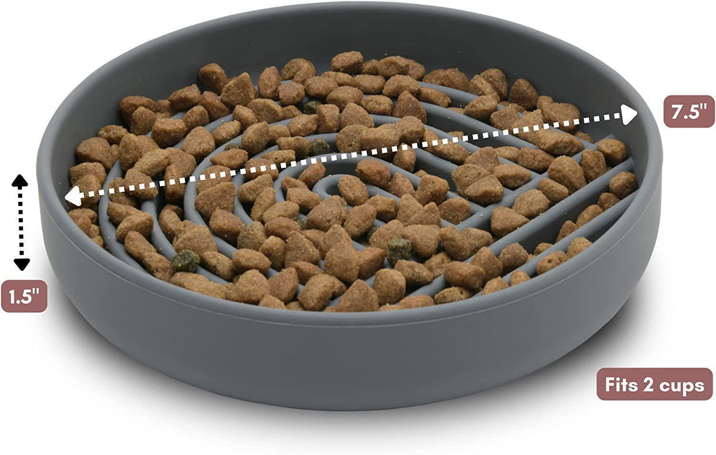 Pet Cat And Dog Fashion Simple Slow Feeding Bowl